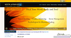 Desktop Screenshot of mystikastrology.com